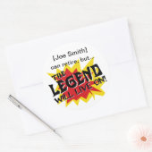 Die Legislaturperiode des Party für die Altersvors Runder Aufkleber (Umschlag)