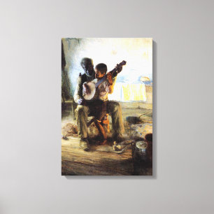 Die Lehre aus Banjo Leinwanddruck