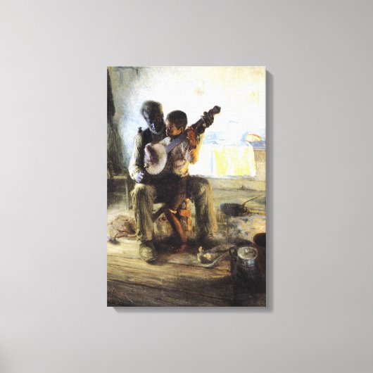 Die Lehre aus Banjo Leinwanddruck (Vorderseite)