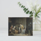 Die Lehre aus der Wohltätigkeit Postkarte (Stehend Vorderseite)