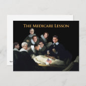 Die Lehre aus Medicare Postkarte (Vorne/Hinten)