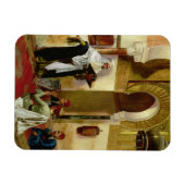 Die Lehre (Öl auf Leinwand) Magnet (Horizontal)