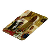 Die Lehre (Öl auf Leinwand) Magnet (Linke Seite)