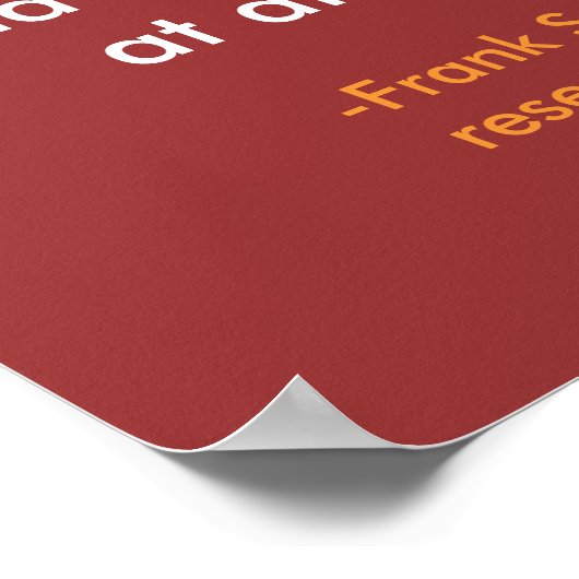 Die Lehrer, die "verbrannt" ... Poster (Ecke)