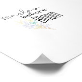 Die Lehrer müssen maskieren, bevor sie blühen könn Poster (Ecke)