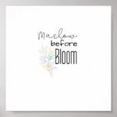 Die Lehrer müssen maskieren, bevor sie blühen könn Poster (Vorne)