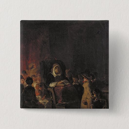 Die Lehrerin Button (Vorderseite)