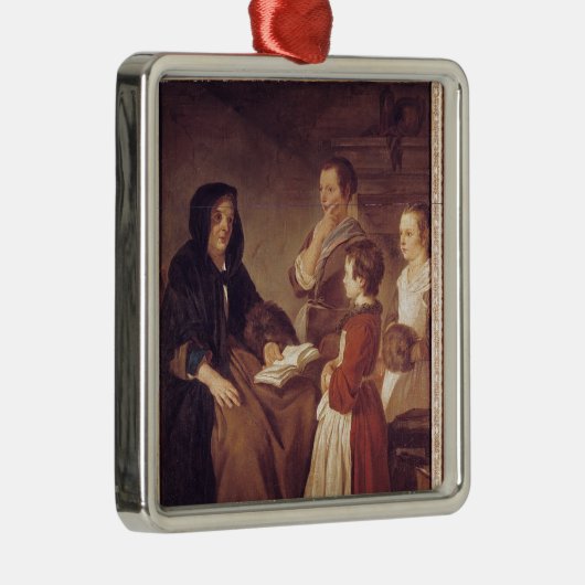 Die Lehrerin Ornament Aus Metall (Rechts)