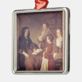 Die Lehrerin Ornament Aus Metall (Links)