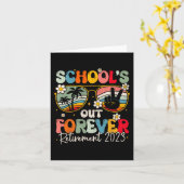 Die Lehrerin Ret. von Groovy School's Out Forever Karte (Gelbe Blume)