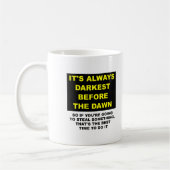 Die Leichen vor Morgengrauen verstecken Funny Mug Kaffeetasse (Links)