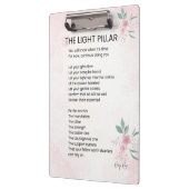 Die leichte Säule - erwachende Gedichte Klemmbrett (Links)