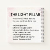 Die leichte Säule - erwachende Gedichte Notizblock (Rückseite)