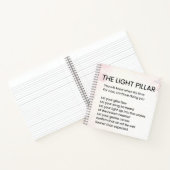Die leichte Säule - erwachende Gedichte Notizblock (Innenseite)