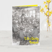 Die leichtsinnige Förderung des Banketts im Leben Karte (Gelbe Blume)