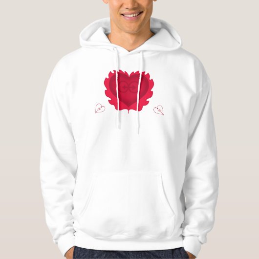 Die Leidenschaft der romantischen Liebe Hoodie (Vorderseite)