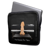 Die Leidenschaft für Klavier Laptopschutzhülle (Vorderseite Links)