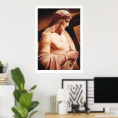 "Die Leidenschaft" Jesus Aquarellkunst Poster (Heimbüro)