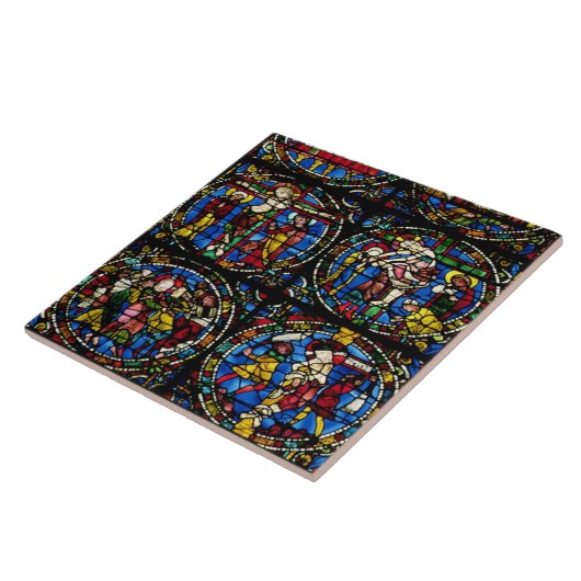 Die Leidenschaft, Lanzettenfenster in der Fliese (Seite)