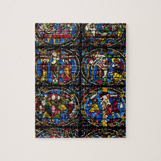 Die Leidenschaft, Lanzettenfenster in der Puzzle (Vertikal)