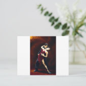 Die Leidenschaft von Tango Postkarte (Stehend Vorderseite)