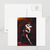 Die Leidenschaft von Tango Postkarte (Vorne/Hinten)