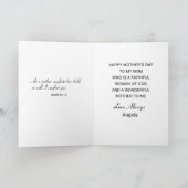 Die leidenschaftliche Frauenkarte der Bibelmutter Karte (Innenseite)