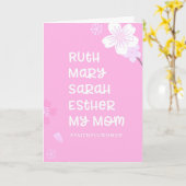 Die leidenschaftliche Frauenkarte der Bibelmutter Karte (Gelbe Blume)