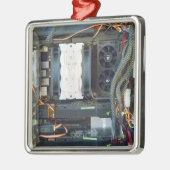Die Leinwand der Computerausrüstung Ornament Aus Metall (Links)