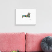 Die Leinwand der Dackel (Insitu (Wohnzimmer))