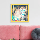 Die Leinwand des gestrichenen Pferdes (Insitu (Wohnzimmer))