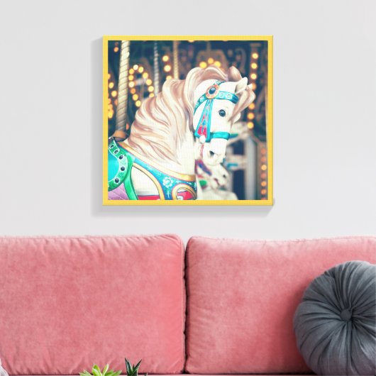 Die Leinwand des gestrichenen Pferdes (Insitu (Wohnzimmer))