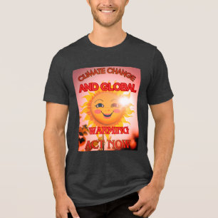 Die Leinwand des Klimawandels in Bella Tri-Blend Shirt