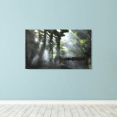 Die Leinwand "Schattierter Pfad" (Insitu (Holzboden))