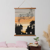 Die Leistung des Abends Wandteppich Mit Holzrahmen (Schlafzimmer)