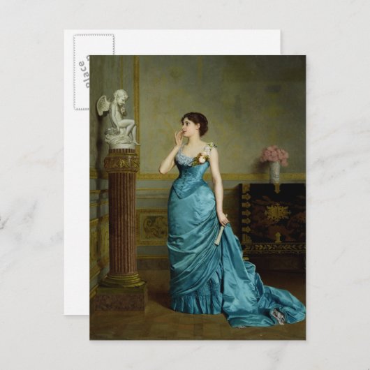 Die Leistung Postkarte (Vorne/Hinten)