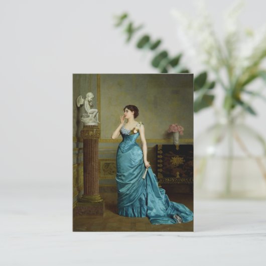 Die Leistung Postkarte (Stehend Vorderseite)