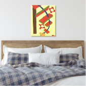 die Leiter hinaufsteigen Leinwanddruck (Insitu (Schlafzimmer))