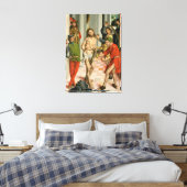 Die Leitlinie Leinwanddruck (Insitu (Schlafzimmer))