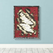 Die Leitung Leinwanddruck (Insitu (Holzboden))