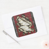 Die Leitung Quadratischer Aufkleber (Umschlag)