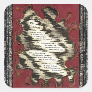 Die Leitung Quadratischer Aufkleber