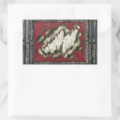 Die Leitung Rechteckiger Aufkleber (Tasche)