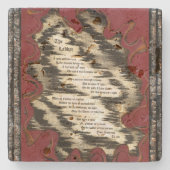 Die Leitung Steinuntersetzer (Vorderseite)