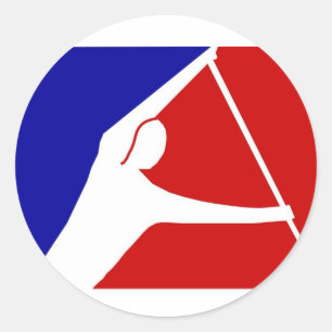 DIE LEITUNG VON PADDLERN RUNDER AUFKLEBER