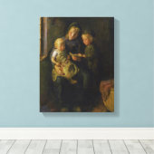 Die Lektion der Leser Leinwanddruck (Insitu (Holzboden))