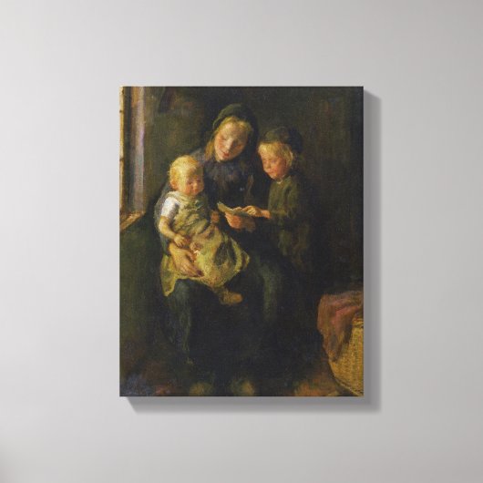 Die Lektion der Leser Leinwanddruck (Vorderseite)