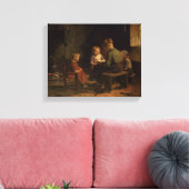 Die Lektion der Leser Leinwanddruck (Insitu (Wohnzimmer))