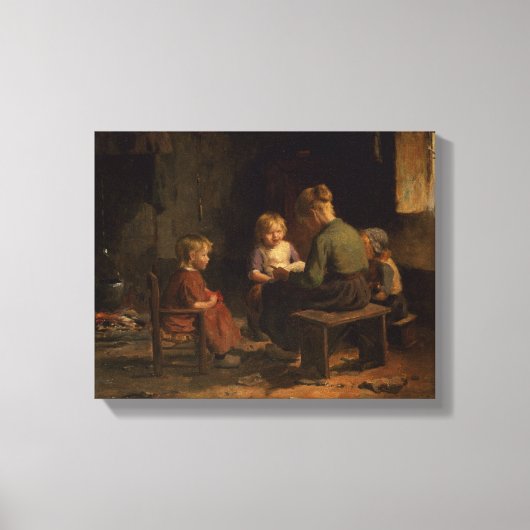 Die Lektion der Leser Leinwanddruck (Vorderseite)