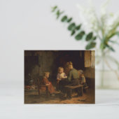 Die Lektion der Leser Postkarte (Stehend Vorderseite)